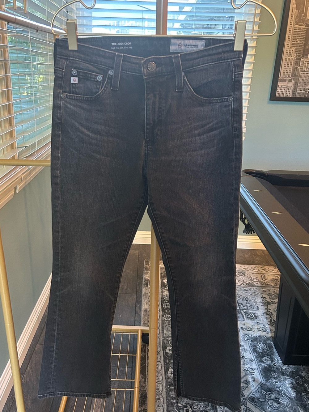 AG Adriana Goldschmied Woman’s Jeans in Washed Black- new without tags size 26R